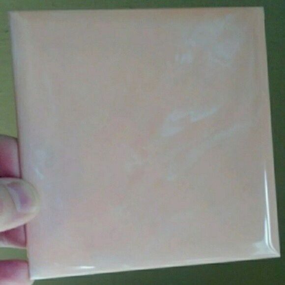 KURKO tiles  12 fiesta pink plastic wall tiles 4.25 inch mid century modern - Picture 3 of 5